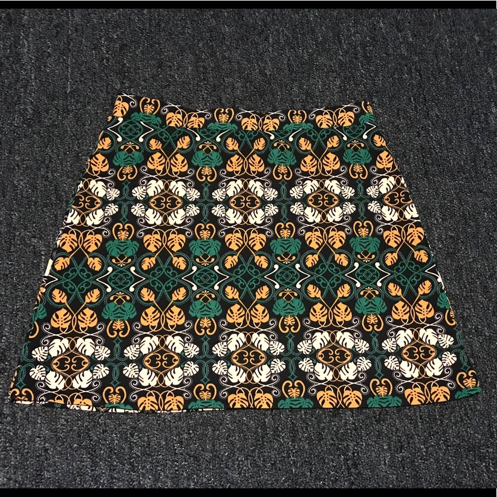 H&M HM Short Skirt green yellow